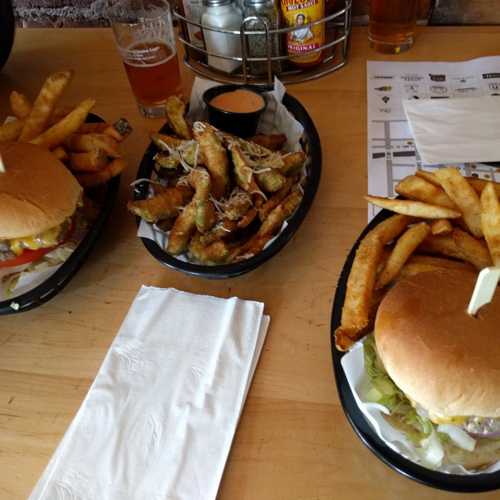 Our Bar - 2 burgers and the perfect fries with an order of avocado fries! WTF! - Bars Near Me - Reno, Nevada Our Bar - 2 burgers and the perfect fries with an order of avocado fries! WTF! - Bars Near Me - Reno, Nevada