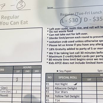 The Sushi By Jin - $30 lunch AYCE menu 08/04/2023 - Japanese Near Me - Fullerton, California The Sushi By Jin - $30 lunch AYCE menu 08/04/2023 - Japanese Near Me - Fullerton, California