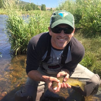 All Seasons Adventures - Nice little brown trout on the Provo - Rafting/Kayaking Near Me - Hideout, Utah