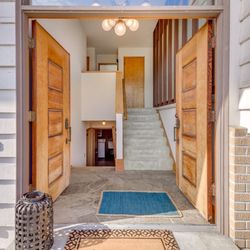 Glass Door & Window - Replace outdated colored or textured glass with new crystal clear- let the sun in! AND we install new doors too!