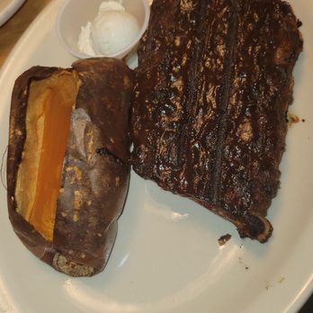 Texas Roadhouse - I had the half rack ribs with baked sweet potato. - Steakhouses Near Me - Manchester, Connecticut Texas Roadhouse - I had the half rack ribs with baked sweet potato. - Steakhouses Near Me - Manchester, Connecticut