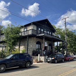 cars parked in front of a building