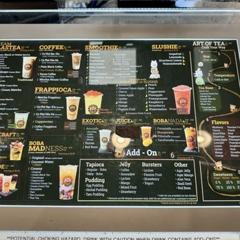 Teapioca Lounge- Alafaya Square - Menu - Bubble Tea Near Me - Oviedo, Florida
