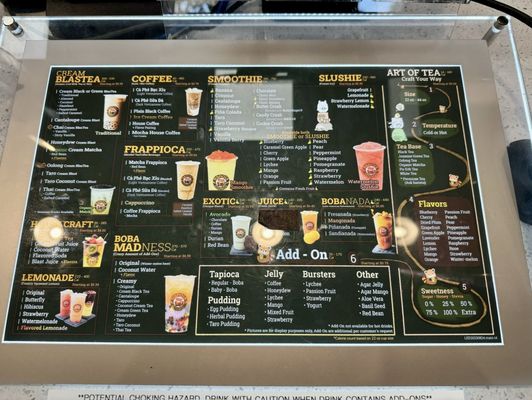 Menu photo 4 Teapioca Lounge- Alafaya Square Oviedo, FL