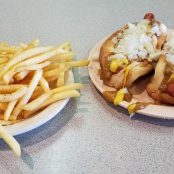 Apollo Coney Island - 2 in 1 with everything/side of fries - American Near Me - Sterling Heights, Michigan Apollo Coney Island - 2 in 1 with everything/side of fries - American Near Me - Sterling Heights, Michigan