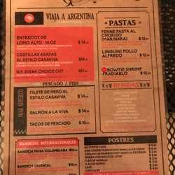 Casaviva - Menu
