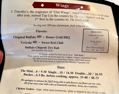 Menu photo 7 J Timothy's Taverne Plainville, CT Menu photo 7 J Timothy's Taverne Plainville, CT