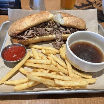 BJ's Restaurant & Brewhouse - Classic Prime Rib Dip* - New American Near Me - Orlando, Florida