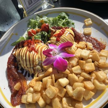 Bistrology - Benedict Bacon Crown! Yum! - Breakfast & Brunch Near Me - Miramar Beach, Florida