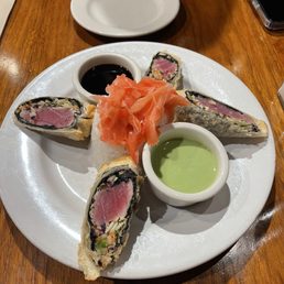 Ahi tuna egg rolls Ahi tuna egg rolls