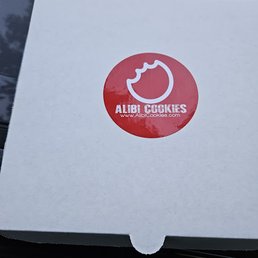 The box for the warm cookies The box for the warm cookies