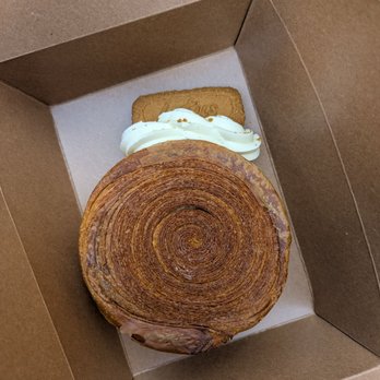D'Andrews Bakery & Cafe - Biscoff Croissant.  Check that lamination! - Bakeries Near Me - Nashville, Tennessee