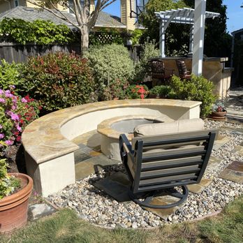 MGL Masonry - After: Fire ring, alt view - Fireplace Services Near Me - Redwood City, California MGL Masonry - After: Fire ring, alt view - Fireplace Services Near Me - Redwood City, California