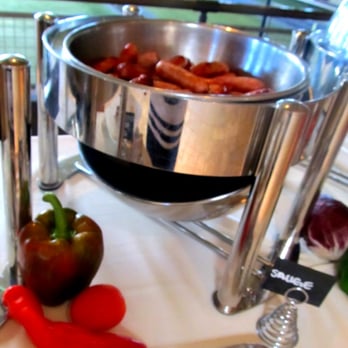 Pinstripes - Sunday Brunch Buffet - delicious sausage! - New American Near Me - South Barrington, Illinois