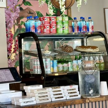 Cafe Vivella - Display case of bottled beverages, snacks, etc. - Desserts Near Me - Pittsburgh, Pennsylvania