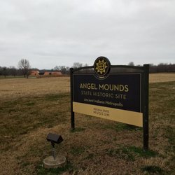 Angel Mounds State Historic Site - Road sign