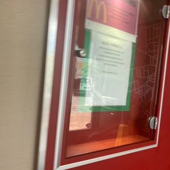 McDonald's - a menu in a window - Coffee & Tea Near Me - North Port, Florida