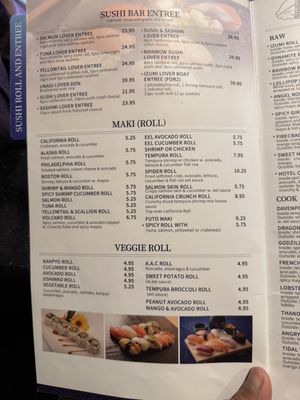 Menu photo 5 Izumi Steakhouse Davenport, IA