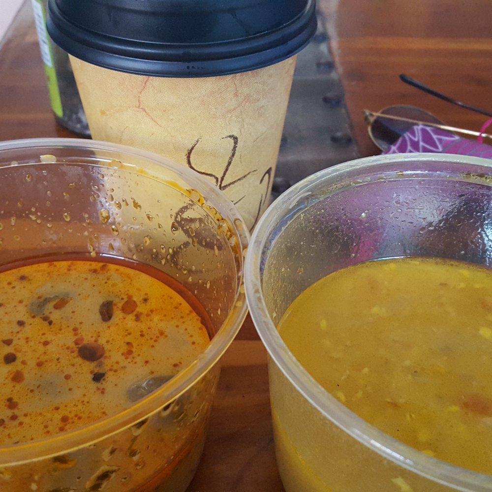 Appu's Cafe - Mushroom soup and lentil ginger soup! Lemon grass tea. - Vegan Near Me - Long Beach, California Appu's Cafe - Mushroom soup and lentil ginger soup! Lemon grass tea. - Vegan Near Me - Long Beach, California