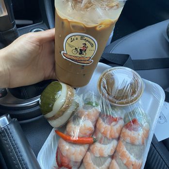 Le's Baguette - Definitely recommend   Vietnamese iced coffee & spring rolls - Sandwiches Near Me - Pinellas Park, Florida
