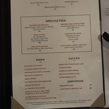 Council Oak Steaks and Seafood - Menu - Steakhouses Near Me - Wheatland, California Council Oak Steaks and Seafood - Menu - Steakhouses Near Me - Wheatland, California