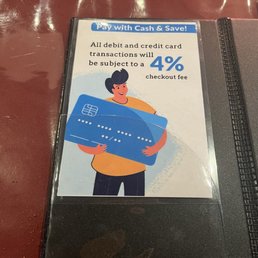 Checkout fee
