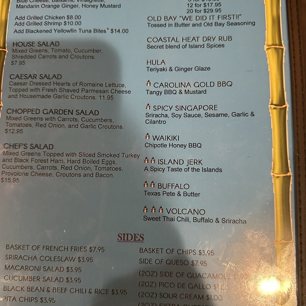 Longboards - Menu - Bars Near Me - Williamsburg, Virginia