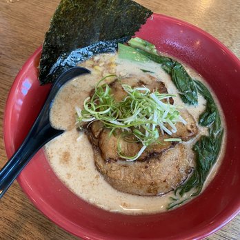 Yoko-San Ramen - Lunch pork belly tonkotsu ramen - broth could be hotter - Ramen Near Me - Naples, Florida Yoko-San Ramen - Lunch pork belly tonkotsu ramen - broth could be hotter - Ramen Near Me - Naples, Florida
