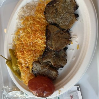 Cazba Persian Grill - Lamb chop meal $19 - Persian/Iranian Near Me - Burnaby, British Columbia
