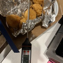Boneless chicken wings... yes the wing sauce comes on the side Boneless chicken wings... yes the wing sauce comes on the side 