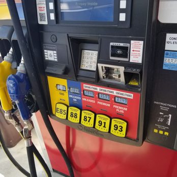 Casey's - a gas pump at a gas station - Pizza Near Me - Waterford, Wisconsin