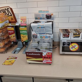 Chevron - a variety of food items on a counter - Gas Stations Near Me - Hesperia, California Chevron - a variety of food items on a counter - Gas Stations Near Me - Hesperia, California