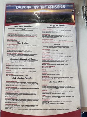 Menu photo 2 SideKix on 66 Tucumcari, NM Menu photo 2 SideKix on 66 Tucumcari, NM