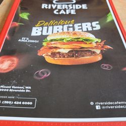 Riverside Cafe - Menu Cover for Riverside Cafe