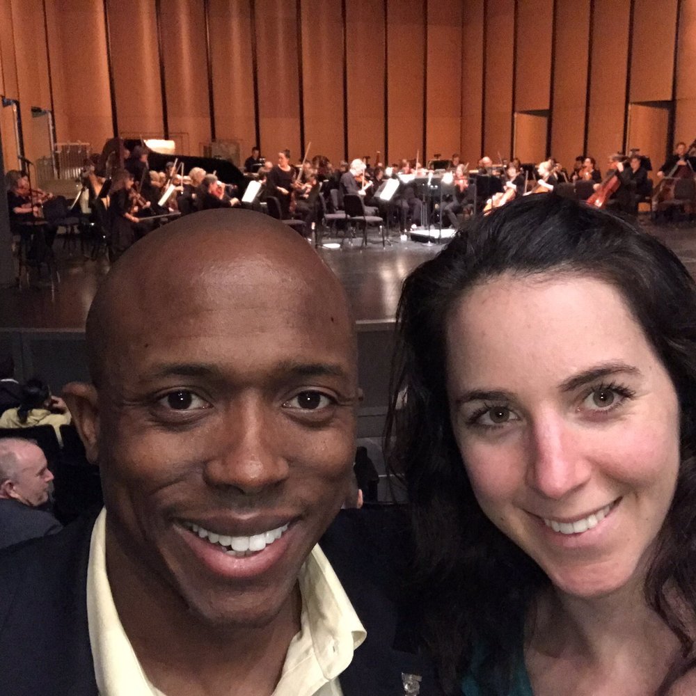 Harris Theater - Selfie from our seats - Performing Arts Near Me - Chicago, Illinois