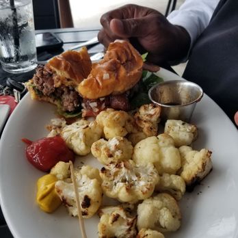 The Foundry - Foundry burger with cauliflower - Lounges Near Me - Pompano Beach, Florida The Foundry - Foundry burger with cauliflower - Lounges Near Me - Pompano Beach, Florida