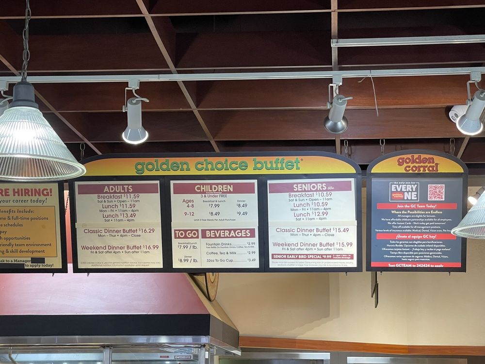 GOLDEN CORRAL BUFFET & GRILL Updated November 2024 56 Reviews