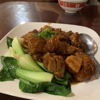 Longfei - E1. Braised Pork with Baby Choy - Chinese Near Me - Bloomington, Indiana