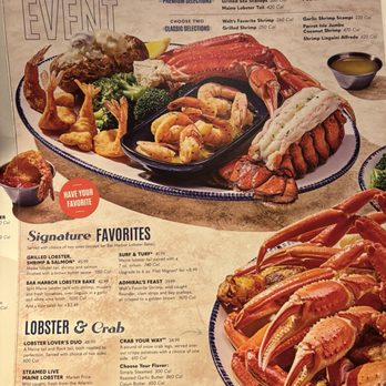 Red Lobster - 6/14/25 menu - Seafood Near Me - Carle Place, New York Red Lobster - 6/14/25 menu - Seafood Near Me - Carle Place, New York