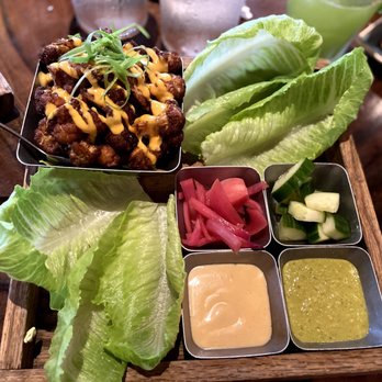 TownHall - buffalo cauliflower wraps - New American Near Me - Columbus, Ohio