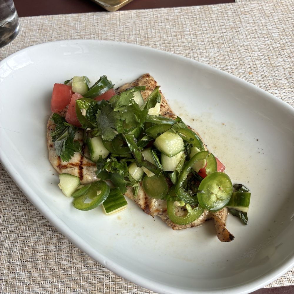 The House - Chicken dish kinda spicy - New American Near Me - West Palm Beach, Florida The House - Chicken dish kinda spicy - New American Near Me - West Palm Beach, Florida