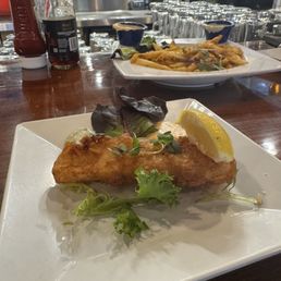 Fish and chips. Fish and chips.