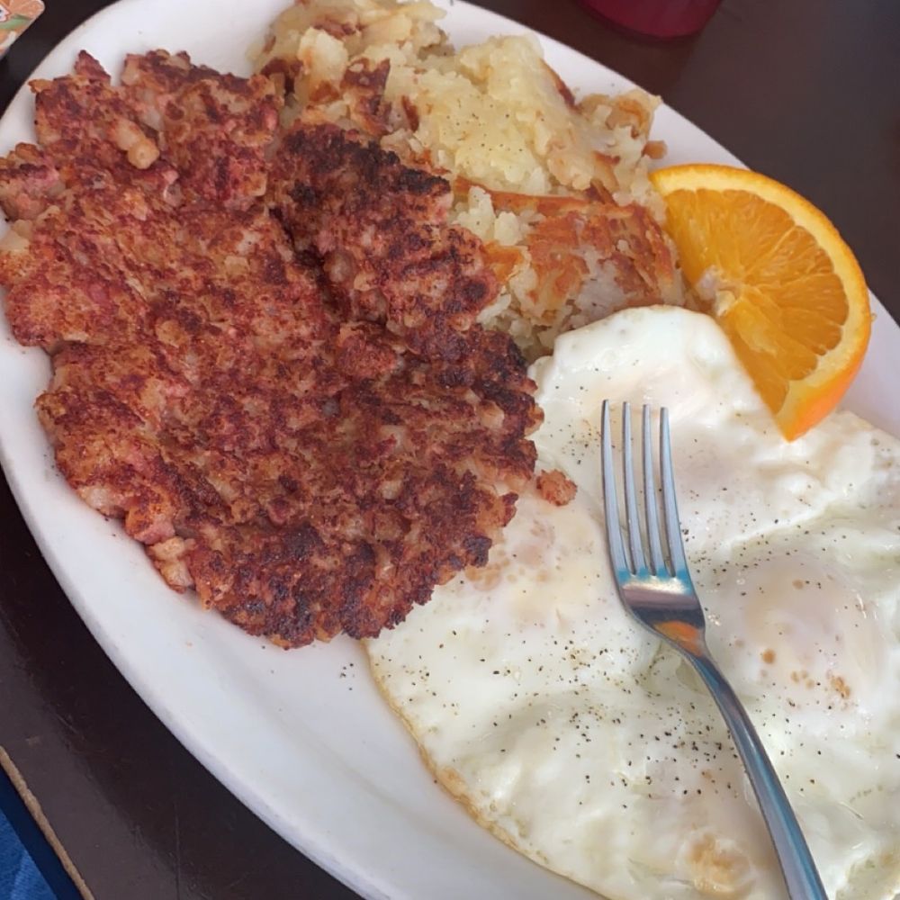 Tastee Corner Cafe - Corned beef hash and eggs. - Breakfast & Brunch Near Me - Berwyn, Illinois Tastee Corner Cafe - Corned beef hash and eggs. - Breakfast & Brunch Near Me - Berwyn, Illinois