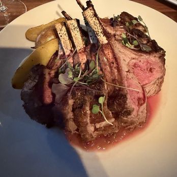 The Blue Lion - Lamb. Excellent.  Not pictured - the mint sauce I wanted to bottle and take home - New American Near Me - Jackson, Wyoming