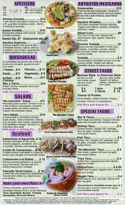 Menu photo 7 No Manches Wey Orange Park, FL Menu photo 7 No Manches Wey Orange Park, FL