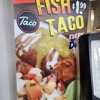 Taco Lounge Escaya - Fish tacos, $1.99/ea. Every day - Tacos Near Me - Chula Vista, California