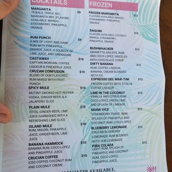 Off the Wall - OtW menu - Pizza Near Me - St Croix, Virgin Islands