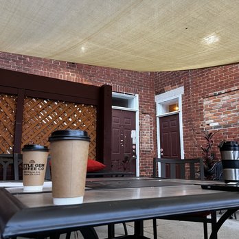 Wholly Grounds - Sitting on back patio - Coffee & Tea Near Me - Dayton, Ohio Wholly Grounds - Sitting on back patio - Coffee & Tea Near Me - Dayton, Ohio