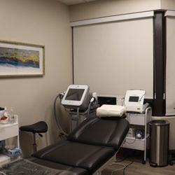 Permanent Choice Laser Hair Removal and Electrolysis Centers - Treatment room in our Woodbury location Permanent Choice Laser Hair Removal and Electrolysis Centers