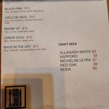 Anju - Menu - Korean Near Me - Charlotte, North Carolina Anju - Menu - Korean Near Me - Charlotte, North Carolina